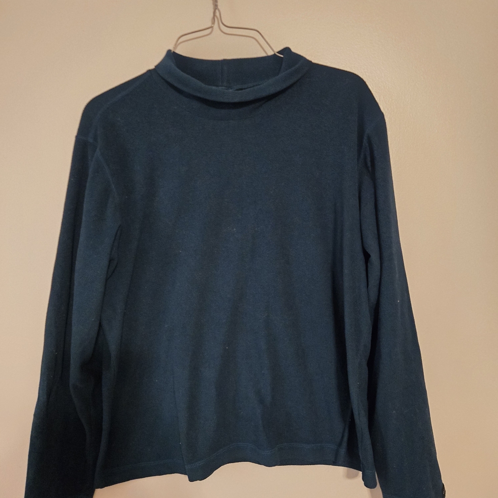 Womens Vintage Columbia Greenish Women's Turtleneck Sweater Size Large